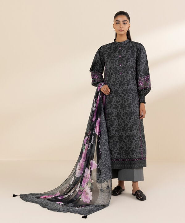 2 PIECE EMBROIDERED LAWN SUIT