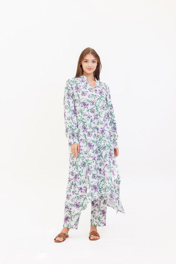 Hassal Spring Summer 24 - Irem Two Piece Floral Suit