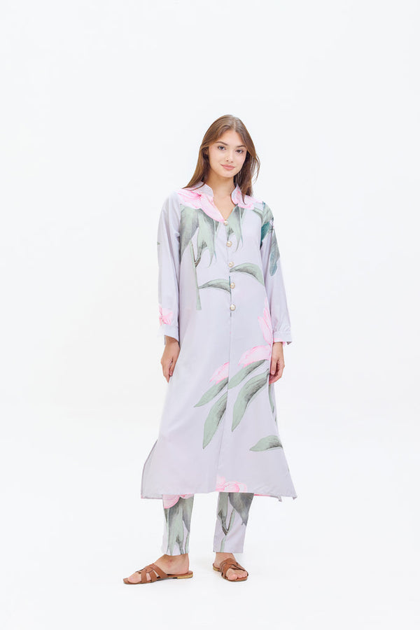 Hassal Spring Summer 24 - Zyra Two Piece Lilac Suit