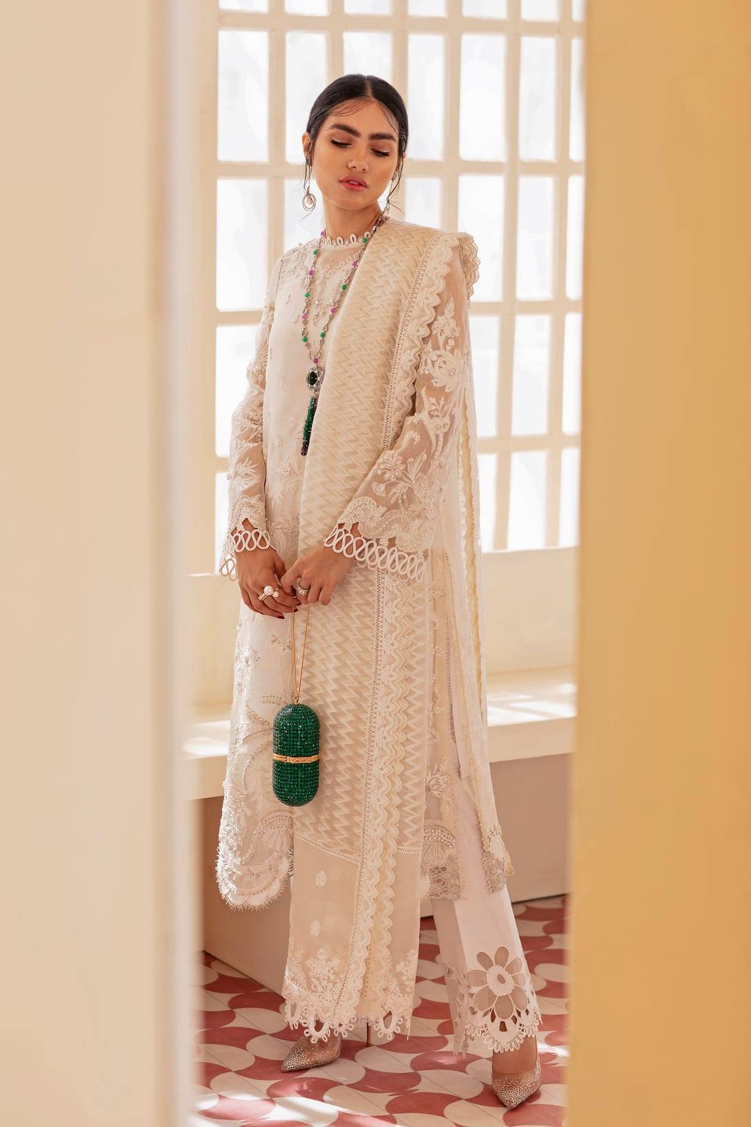 Luxury Pret '21 Ivory Breeze – Nainpreet The Collective