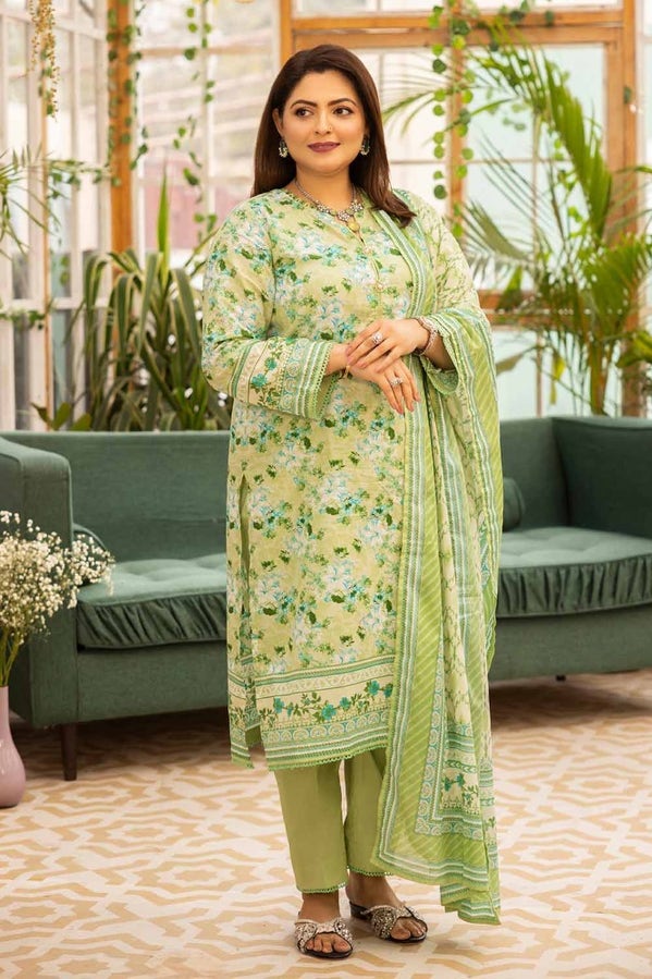 Gul Ahmed Tribute To Mothers '24 - 3PC Printed Lawn Unstitched Suit CL-42077 B
