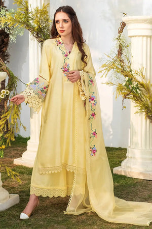 Farida Hasan Summer Pret - Lemon Garden (RTS)