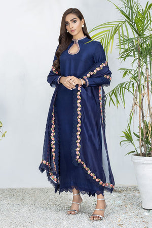 Midnight Rose With Dupatta