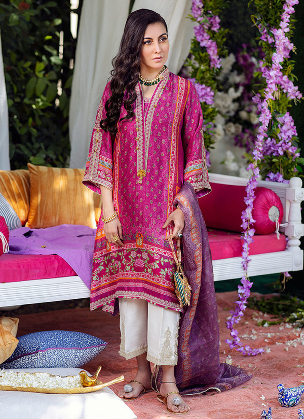 Luxury Pret - Ruhi Shirt And Dupatta