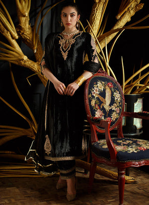 Velveteen -Aylin Shirt And Dupatta