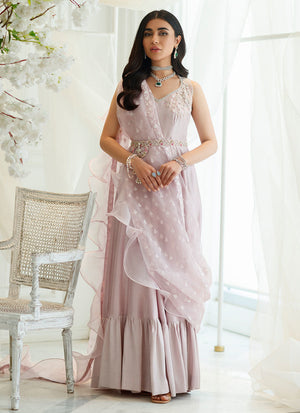 Eid Drop One - Magnolia Rose Saree Dress