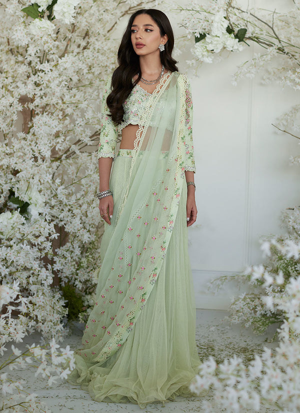 Zaza Collection '23 - Ulla Green Lehnga Choli