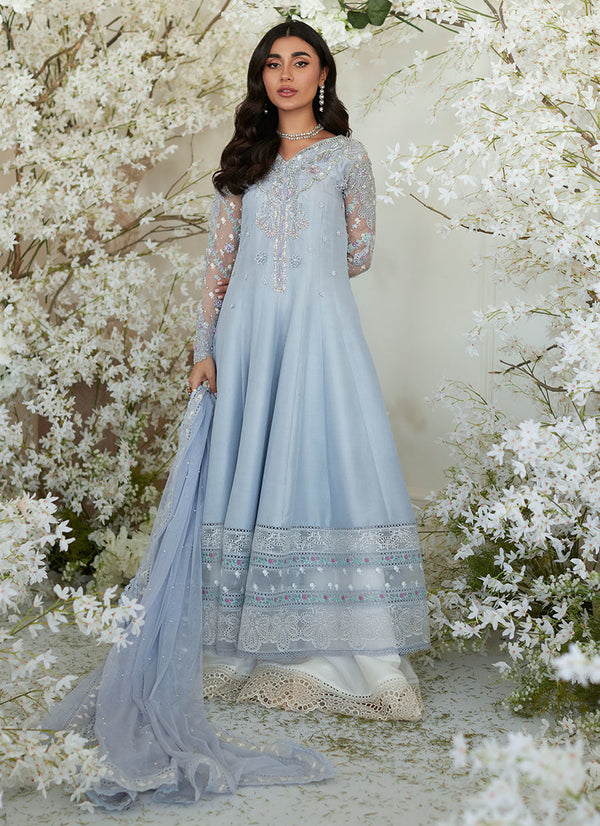 Zaza Collection '23 - Genie Periwinkle Kalidaar And Dupatta