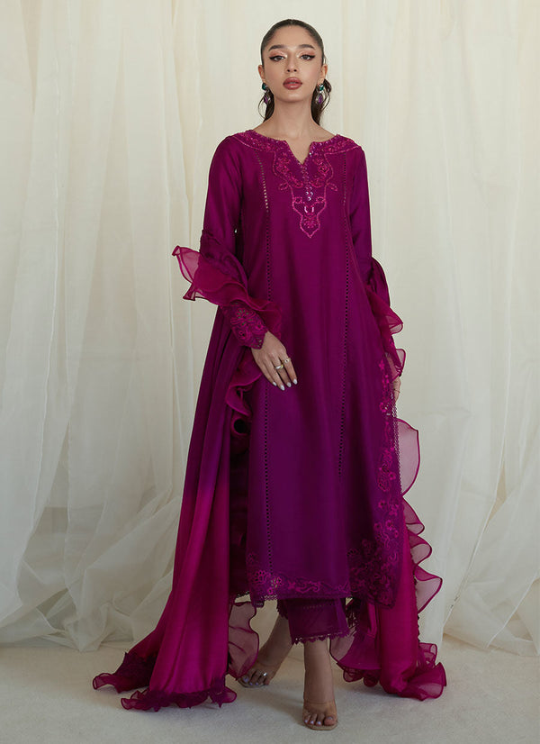 Zaza Collection '23 -Rosetta Ruby Kalidaar And Dupatta