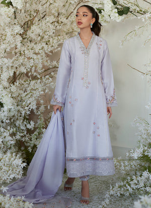 Zaza Collection '23 -Willa Lilac Shirt And Dupatta