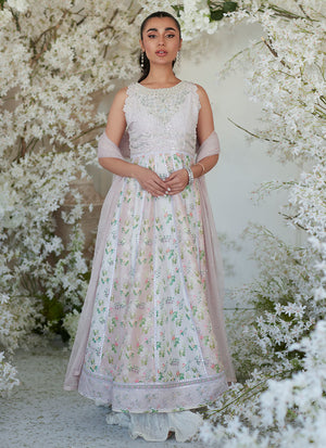 Zaza Collection '23 -Neenee Pink Kalidaar And Dupatta