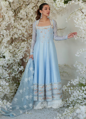 Zaza Collection '23 - Nilla Kalidaar And Dupatta