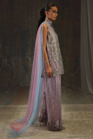 Setareh Edit '25 - Moonstone Shirt with Farshi Shalwar