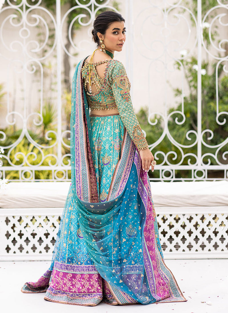 Farah Talib Aziz Azeeta Festive Couture - RANA OMBRE LEHENGA CHOLI