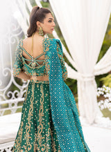 Farah Talib Aziz Azeeta Festive Couture -MAHSA EMERALD LEHENGA CHOLI