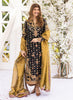 Farah Talib Aziz Azeeta Festive Couture -  BITA BLACK KURTA