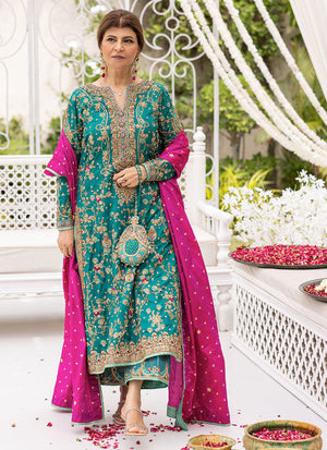 Azeeta Festive Couture - Avisa Emerald Kurta