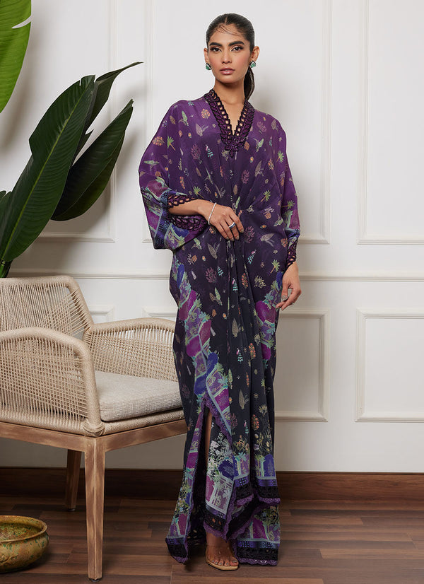 Lea Autumn Winter '23 - Chione Aubergine Kaftan