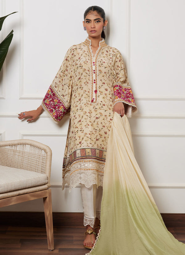 Lea Autumn Winter '23 - Safiya Shirt And Dupatta