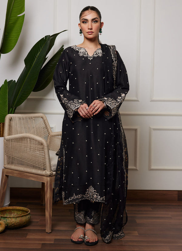 Lea Autumn Winter '23 - Nubia Onyx Shirt And Dupatta