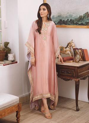 Mayna Festive Luxe Pret '23 - Petra Blush Kaftan