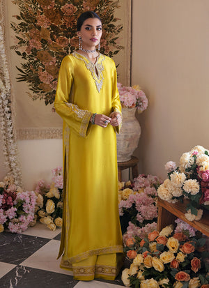 Mayna Festive Luxe Pret '23 - Veesta Lime Shirt