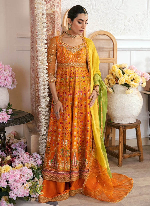 Mayna Festive Luxe Pret 23 - Vida Kalidaar And Dupatta