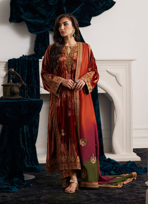 Velvets The Afterparty'24 - Graziela Shirt And Dupatta (RTS)