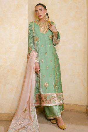 Qissa Luxury Velvets '26 - Sana Shirt And Dupatta