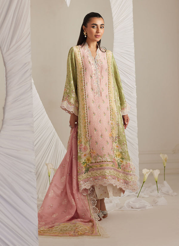 Lea Eid'25-Rosalina Shirt and Dupatta