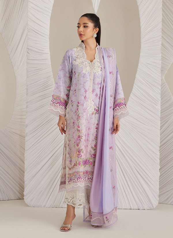 Lea Eid'25- Polina Ombre Shirt and Dupatta