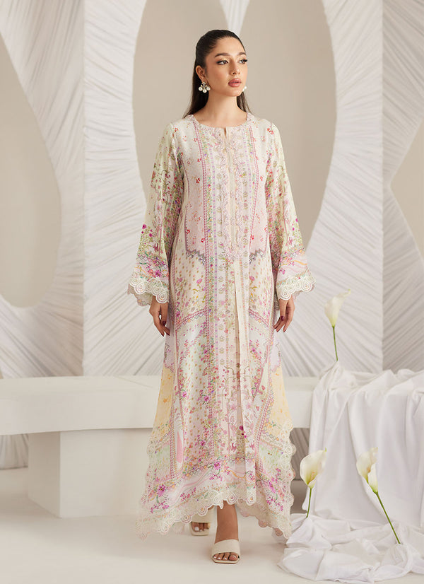 Lea Eid'25-Carlina Crepe Kaftan