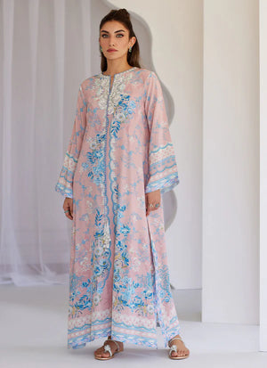 Tara Eid Luxe'25- Petal Pink Kaftan