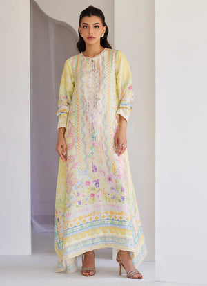 Tara Eid Luxe'25- Cali Raw Silk Kaftan