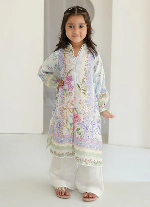 Tara Eid Luxe'25- Zorya Ice Blue Blossom