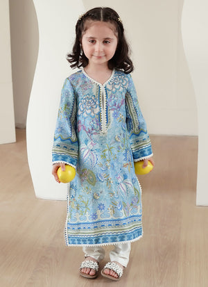 Tara Eid Luxe'25- Zadie Blue Blossom