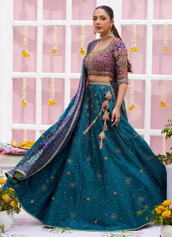 Amaltaas '25 - Ayelina Teal Lehnga Choli