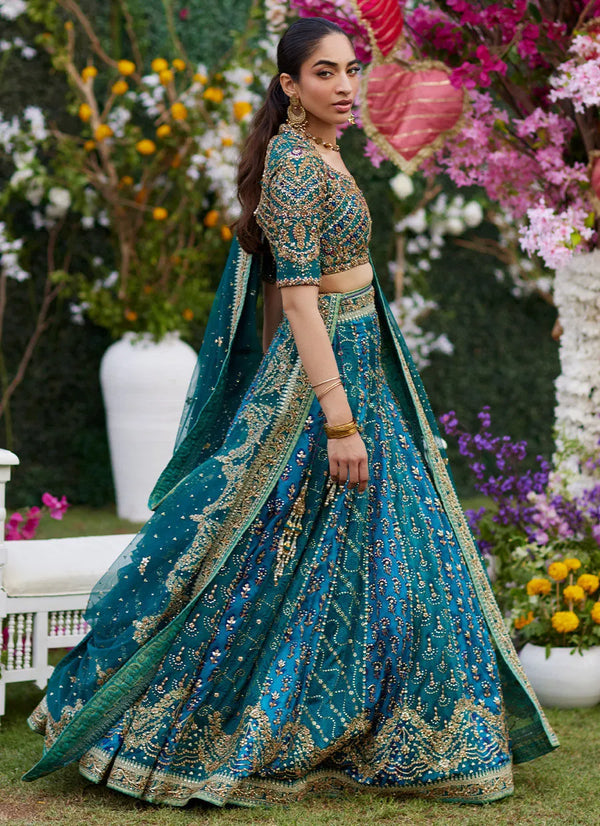 Amaltaas '25 - Ishana Teal Lehnga Choli