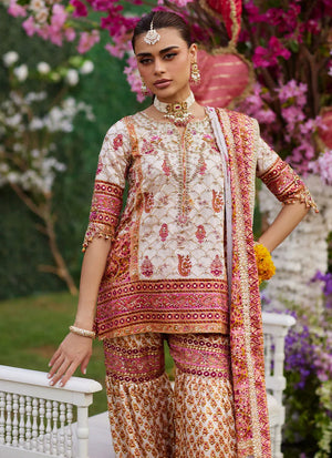 Amaltaas '25 - Velina Block Printed Shirt And Gharara