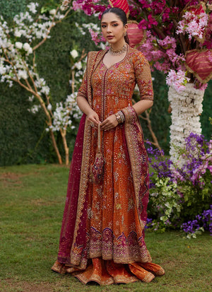 Amaltaas '25 - Mireya Burnt Orange Kalidaar