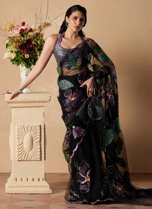 Miray Heritage Bridals '26 - Micah Black Saree
