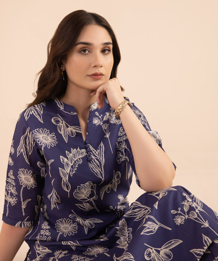 Sapphire Day To Day 1 '24 - PRINTED LAWN SHIRT 00U1SDY24D11