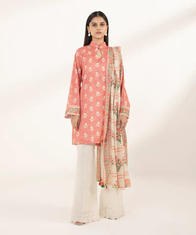 Lawn '24 - 2 Piece - Printed Lawn Suit 00U2Ddy24V12