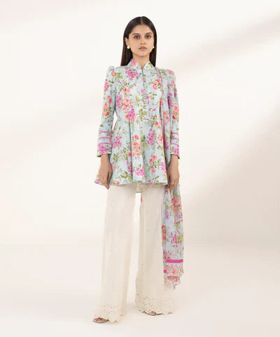 Lawn '24 - 2 Piece - Printed Lawn Suit 00U2Ddy24V15