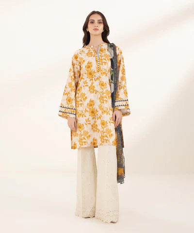 Lawn '24 - 2 Piece - Printed Lawn Suit 00U2Ddy24V16