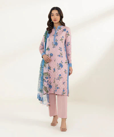 Lawn '24 - 2 Piece - Printed Lawn Suit 00U2Ddy24V18