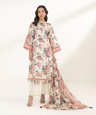 Lawn '24 - 2 Piece - Printed Lawn Suit 00U2Ddy24V19