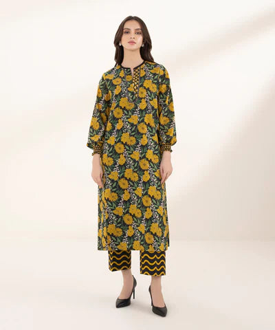 Lawn '24 - 2 Piece - Printed Lawn Suit 00U2Tdy24V12