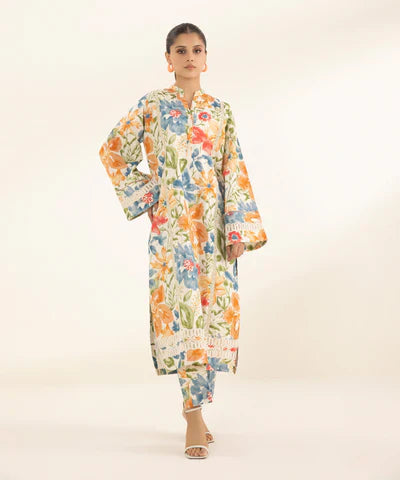 Lawn '24 - 2 Piece - Printed Lawn Suit 00U2Tdy24V17