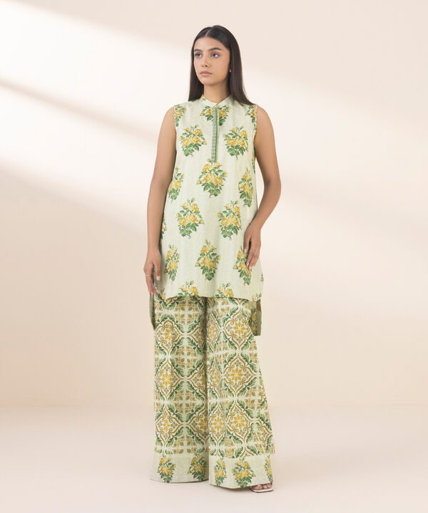 2 Piece - Printed Lawn Suit - 00U2TDY25V15